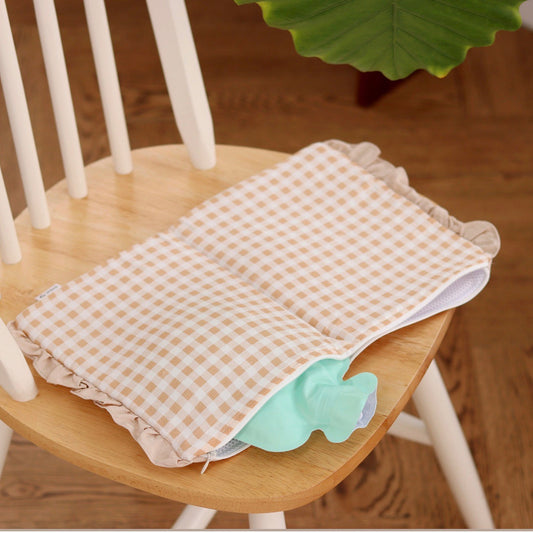 ※予約販売【GET BACK】クールパックポーチ(ダブル)ベージュチェック柄