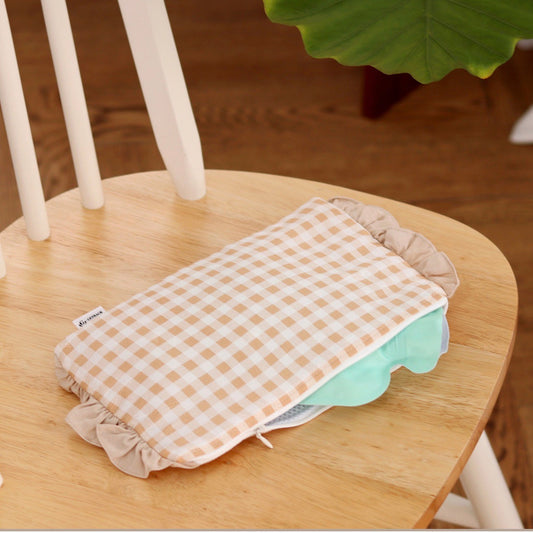 ※予約販売【GET BACK】クールパックポーチ(シングル)ベージュチェック柄