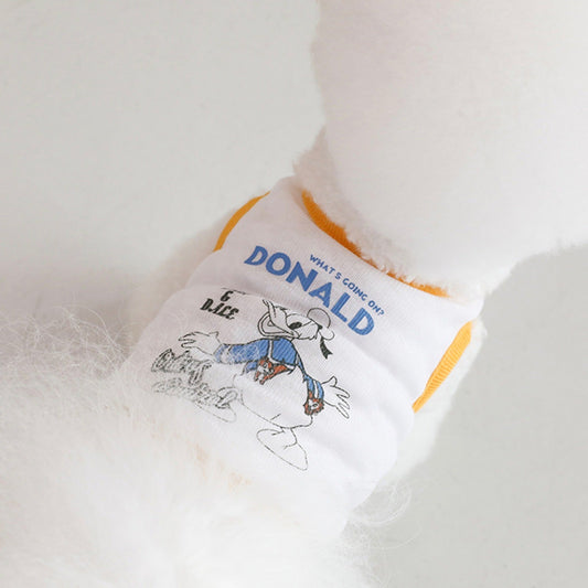 ※予約販売【DA】Donald Duck Crop Sleeveless（Yellow）