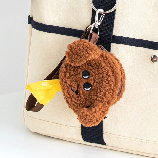 即納【BITE ME】Poodle Poop Bag Pouch