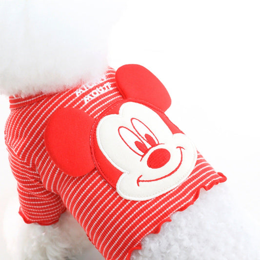 ※予約販売【DA】Mickey Mouse cardigan(レッド)