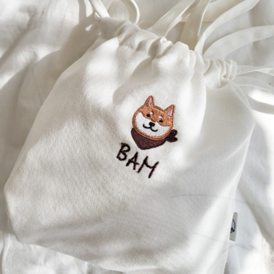 ※予約販売【cherry's cake】うちの子キャンバスお散歩BAG