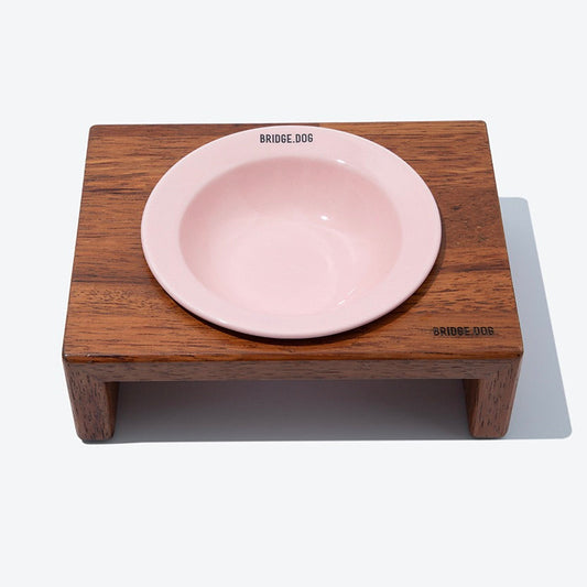 ※予約販売【BRIDGE.DOG】BRIDGE MINI DISH（PINK）艶あり