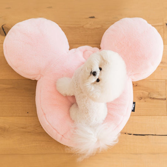 ※予約販売【DA】disney friends Mickey macaron cushion(ストロベリー)