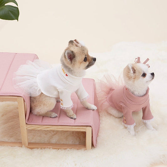 ※予約販売【BANDAL.Pet】Little angel dress（ホワイト）