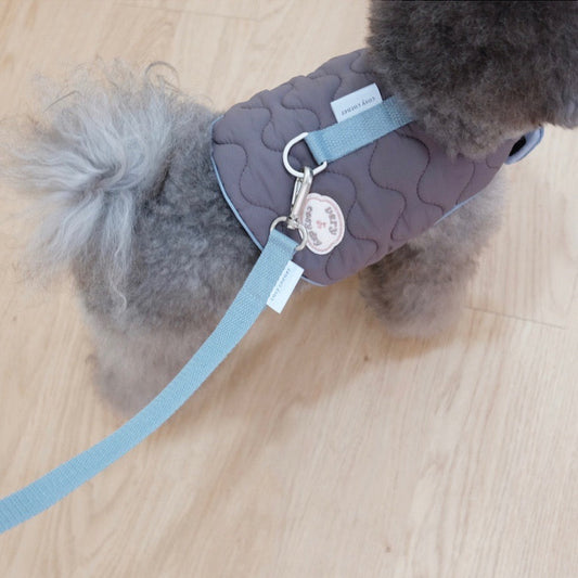 即納【cosy corner】Aero heat softpat harness & Leash (SET)（チャコール）