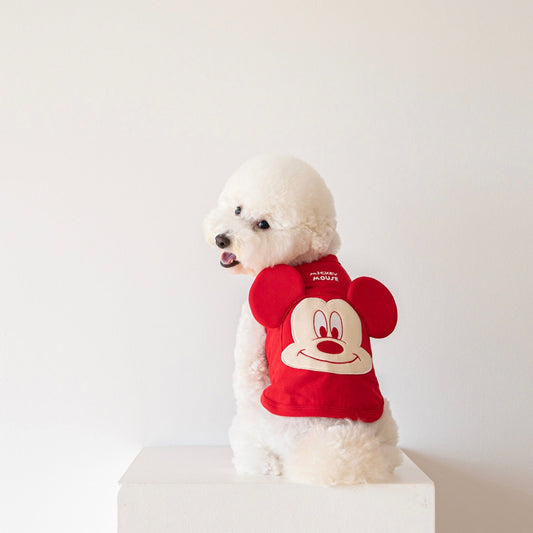 ※予約販売【DA】Mickey Mouse sleeveless(レッド)