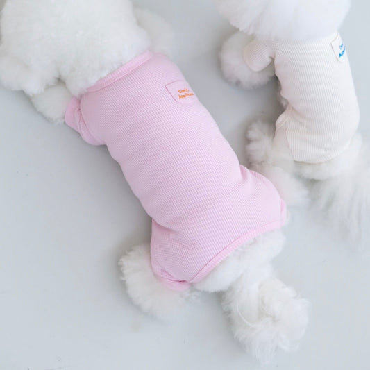 ※予約販売【DA】ワッフルオールインワン(ピンク)