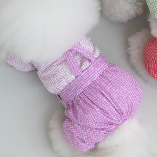 ※予約販売【DA】Pumpkin overall(パープル)