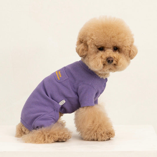 ※予約販売【DA】ワッフルオールインワン(パープル)