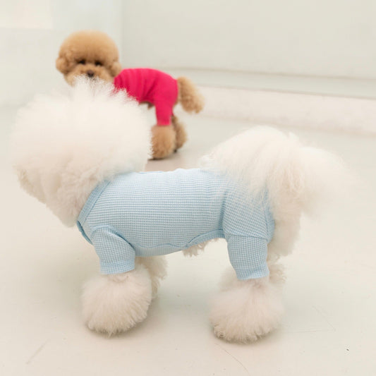 ※予約販売【DA】ワッフルオールインワン(スカイブルー)