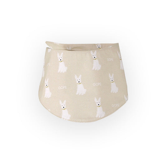即納【GOPE】Signature Dog Bandana（ベージュ）