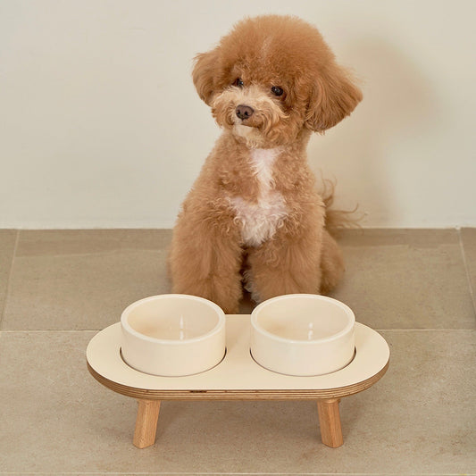 即納【small stuff】 DINING SET CREAM 2P