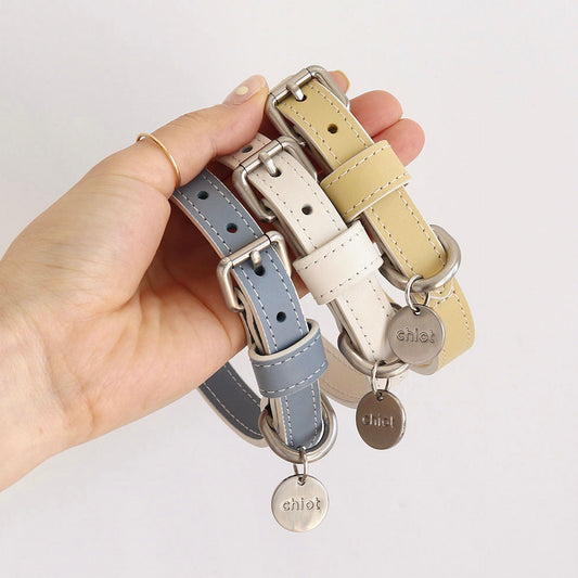 ※予約販売【Chiot】Premium Leather Collar