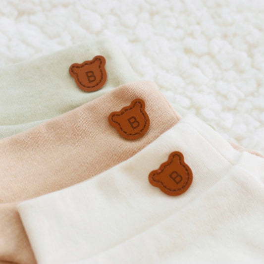 ※予約販売【bezibebi】ORGANIC COTTON BEAR TAG T-SHIRT