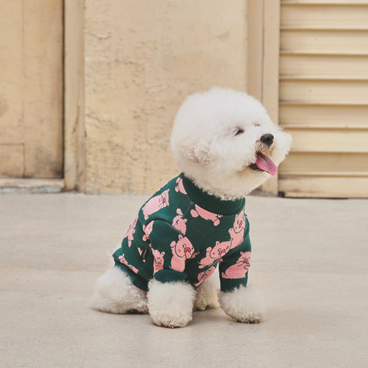 即納【andblank】Piggly Knit