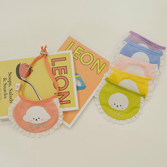 ※予約販売【BeBe Breath】お名前刺繍 bebe bichon frize bib