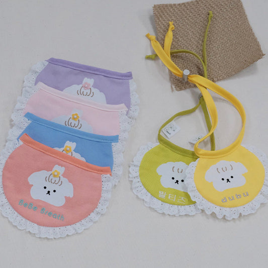 ※予約販売【BeBe Breath】お名前刺繍 bebe maltese bib