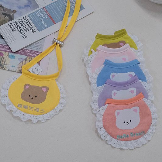※予約販売【BeBe Breath】お名前刺繍 bebe pomeranian bib