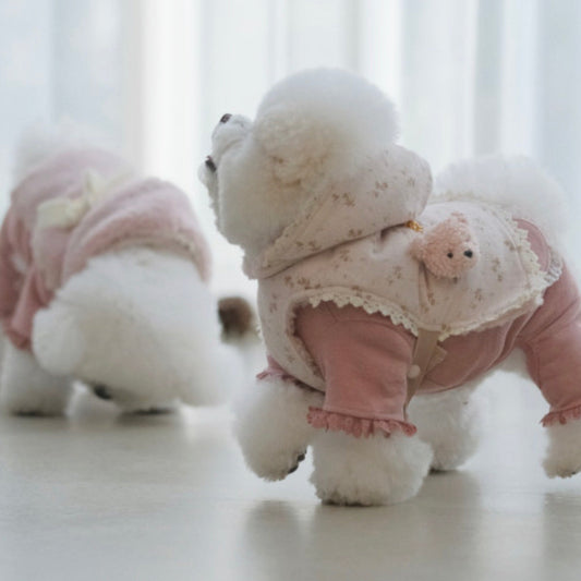 ※予約販売【BeBe Breath】boa reversible mant（Pink）