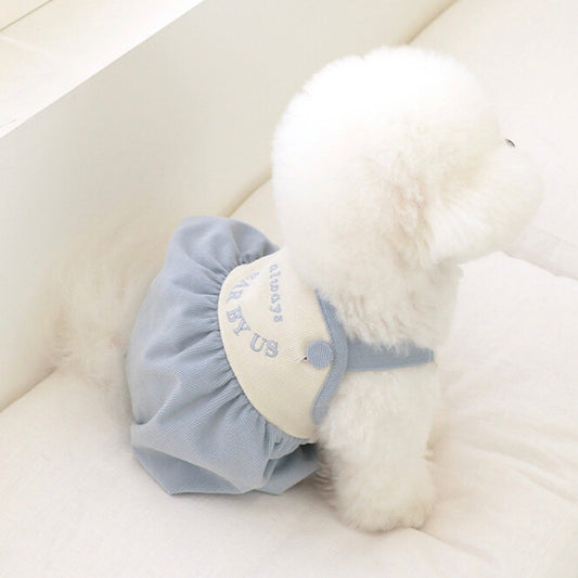 ※予約販売【near by us】corduroy romper（Blue）