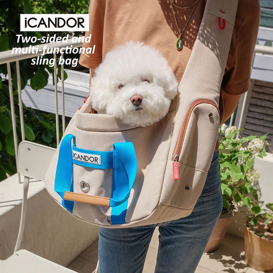 ※予約販売【iCANDOR】PEEK-A-BOO BAG（Melting Cream）