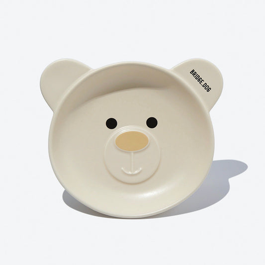 ※予約販売【BRIDGE.DOG】BRIDGE BEAR DISH（CREAM FACE）