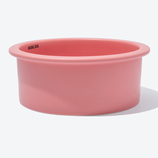 ※予約販売【BRIDGE.DOG】BRIDGE BIG BOWL 18cm（CORAL PINK）
