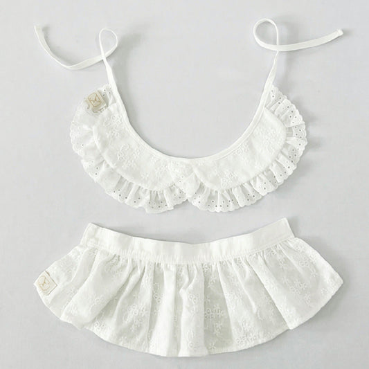 ※予約販売【MOI ET LE CHIEN】Lace cape & skirt set