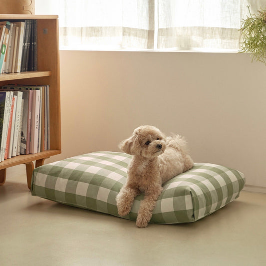 ※予約販売【small stuff】REST BED （CHECK OLIVE）