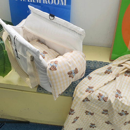 ※予約販売【DOUBLE COMMA】COMTWO BAG オプション（BEAR CUSHION / BLANKET）