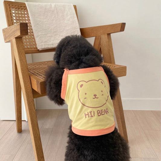 ※予約販売【Bonjour TOU-TOU】Cooling Hi bear sleveless（Orange）