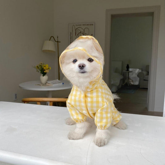 ※予約販売【Bonjour TOU-TOU】French all in one rain coat（Yellow）