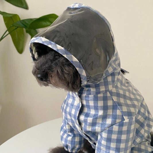 ※予約販売【Bonjour TOU-TOU】French all in one rain coat（Blue）