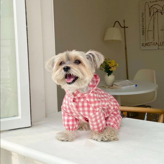 ※予約販売【Bonjour TOU-TOU】French all in one rain coat（Red）
