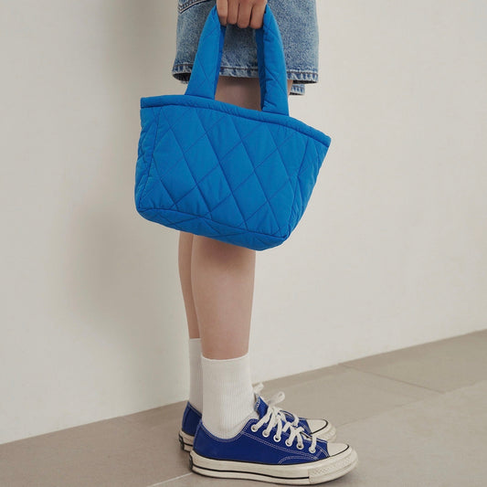 即納【small stuff】QUILTED MINI BAG（BLUE）