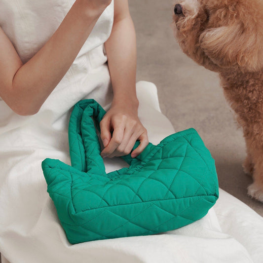 即納【small stuff】QUILTED MINI BAG（GREEN）