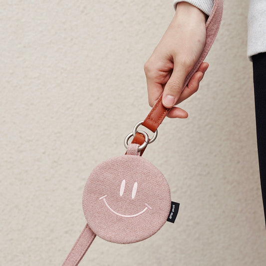 ※予約販売【small stuff】SMILEY POOP BAG CHARM（PINK）