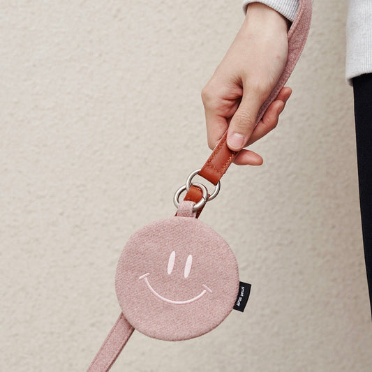 即納【small stuff】SMILEY POOP BAG CHARM（PINK）