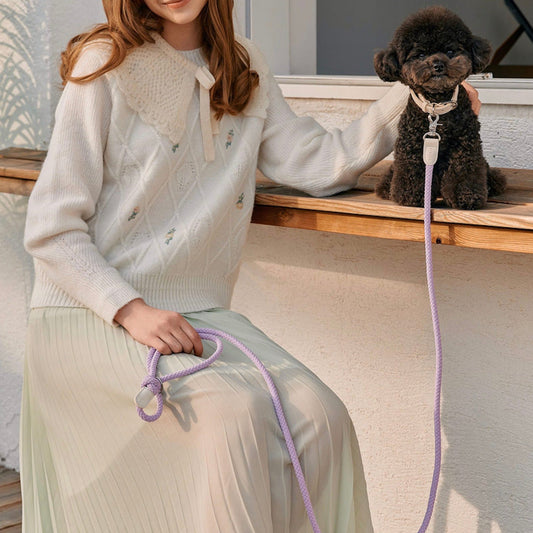 ※予約販売【STROLL】ROPE LEASH CLASSIC（LILAC）