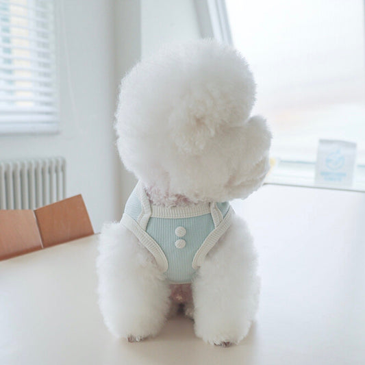 ※予約販売【near by us】marshmallow sleeveless（mint cream）
