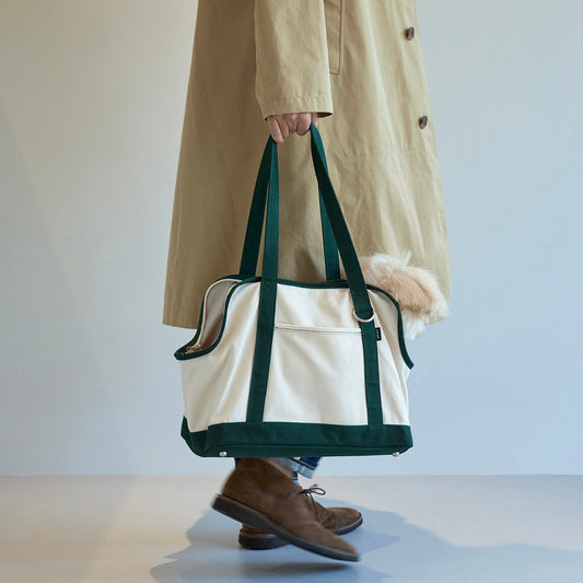 ※予約販売【small stuff】CANVAS CARRY BAG（DEEP GREEN）
