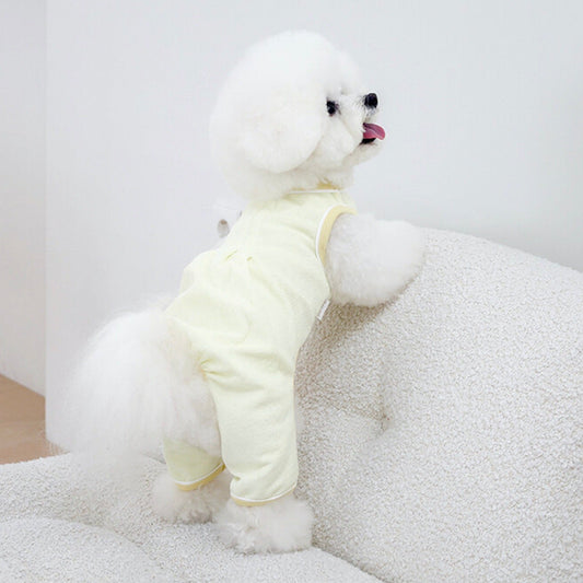 ※予約販売【near by us】autumn terry romper（lemon）