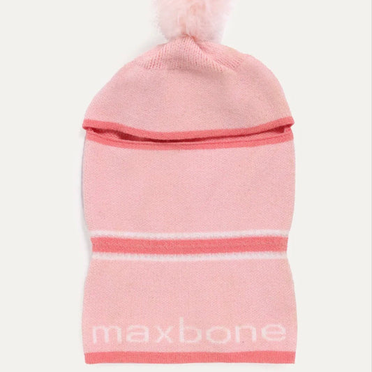 即納【max bone】FEATHER BALACLAVA（peach）