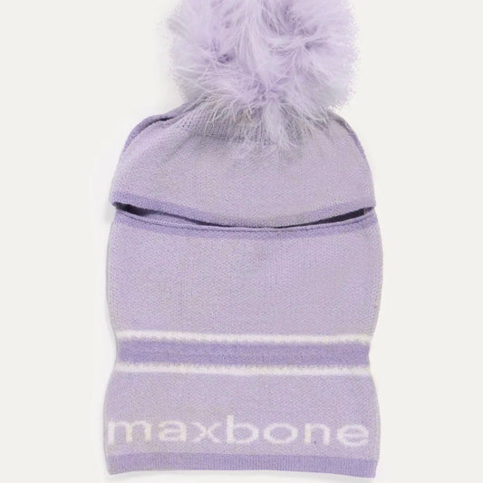 ※予約販売【max bone】FEATHER BALACLAVA（lavender）
