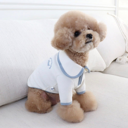 即納【Chiot】powder knit half zip-up（powder cream）