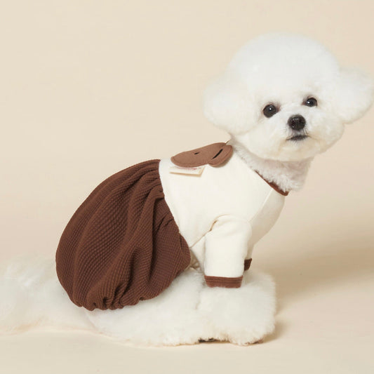 ※予約販売【meaningless】GOSOMI CROIFFLE PUMPKIN ONE PIECE（Brown）
