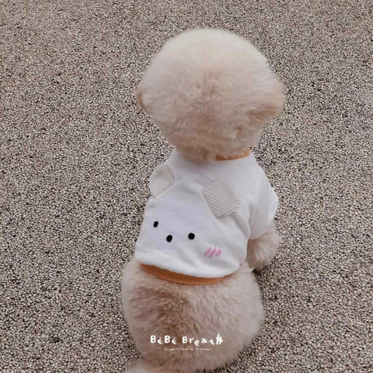 ※予約販売【BeBe Breath】oui oui T-shirt（Ivory）