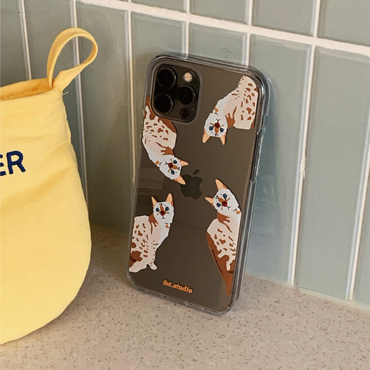 ※予約販売　1匹【fet.studio × URBAN DOG TOKYO】 Clear rascal Iphone case（1匹）