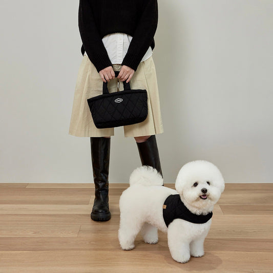 ※予約販売【small stuff】QUILTED WALK JACKET（BLACK）